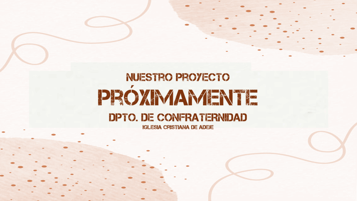 Dpto. de CONFRATERNIDAD